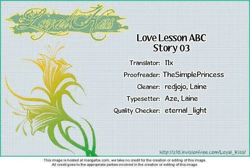 Love Lesson ABC Chapter 3 1